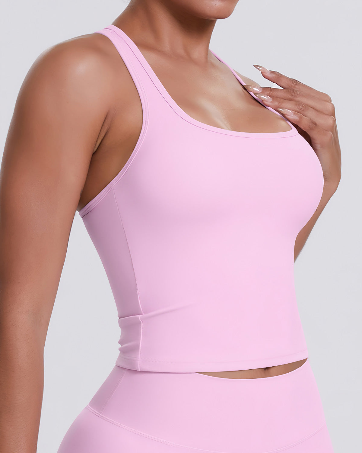 Bianca - Back Top - Pink