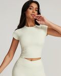 Eloisa Top Corto - Beige