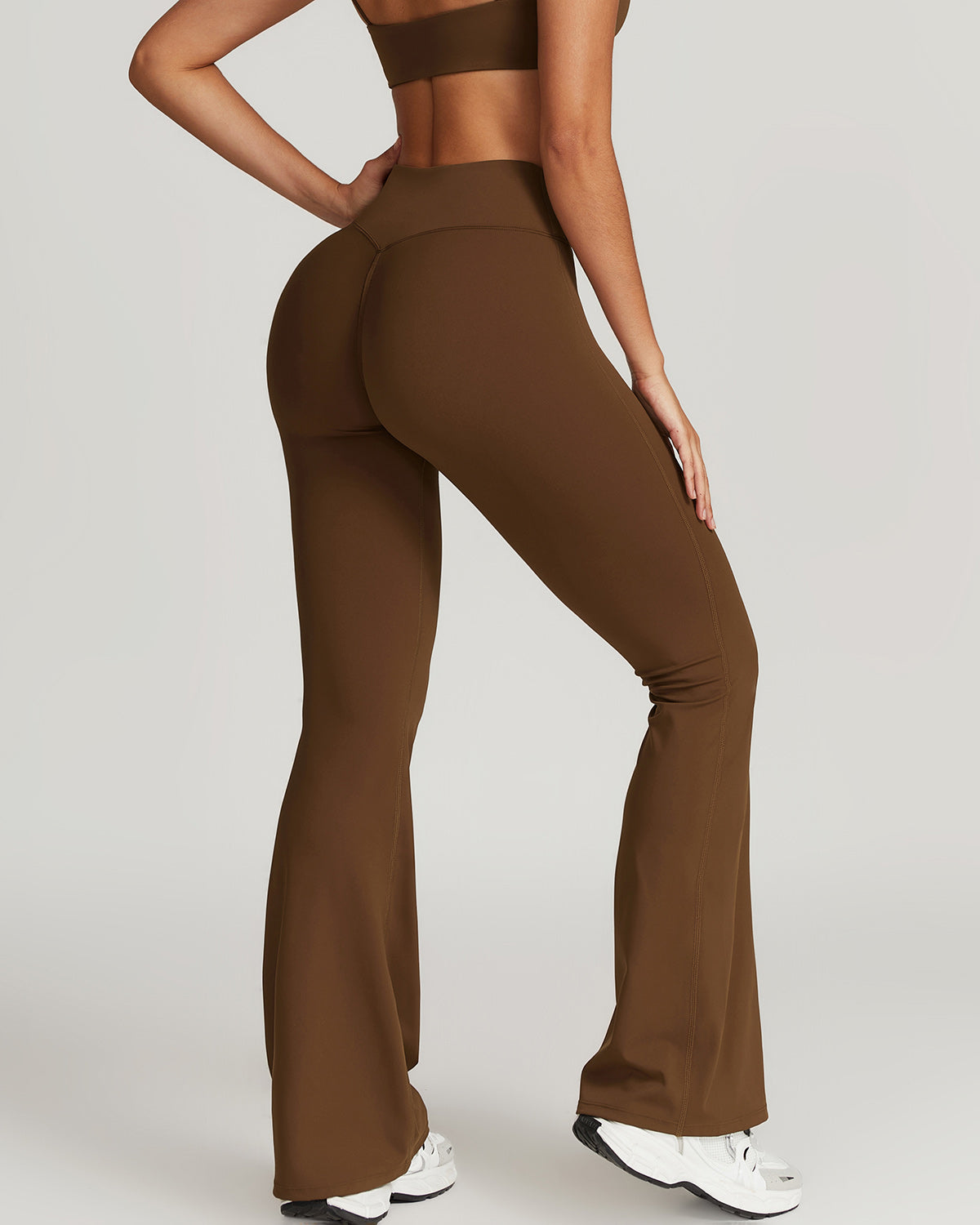 Eloisa Leggings Scrunch - Marrone