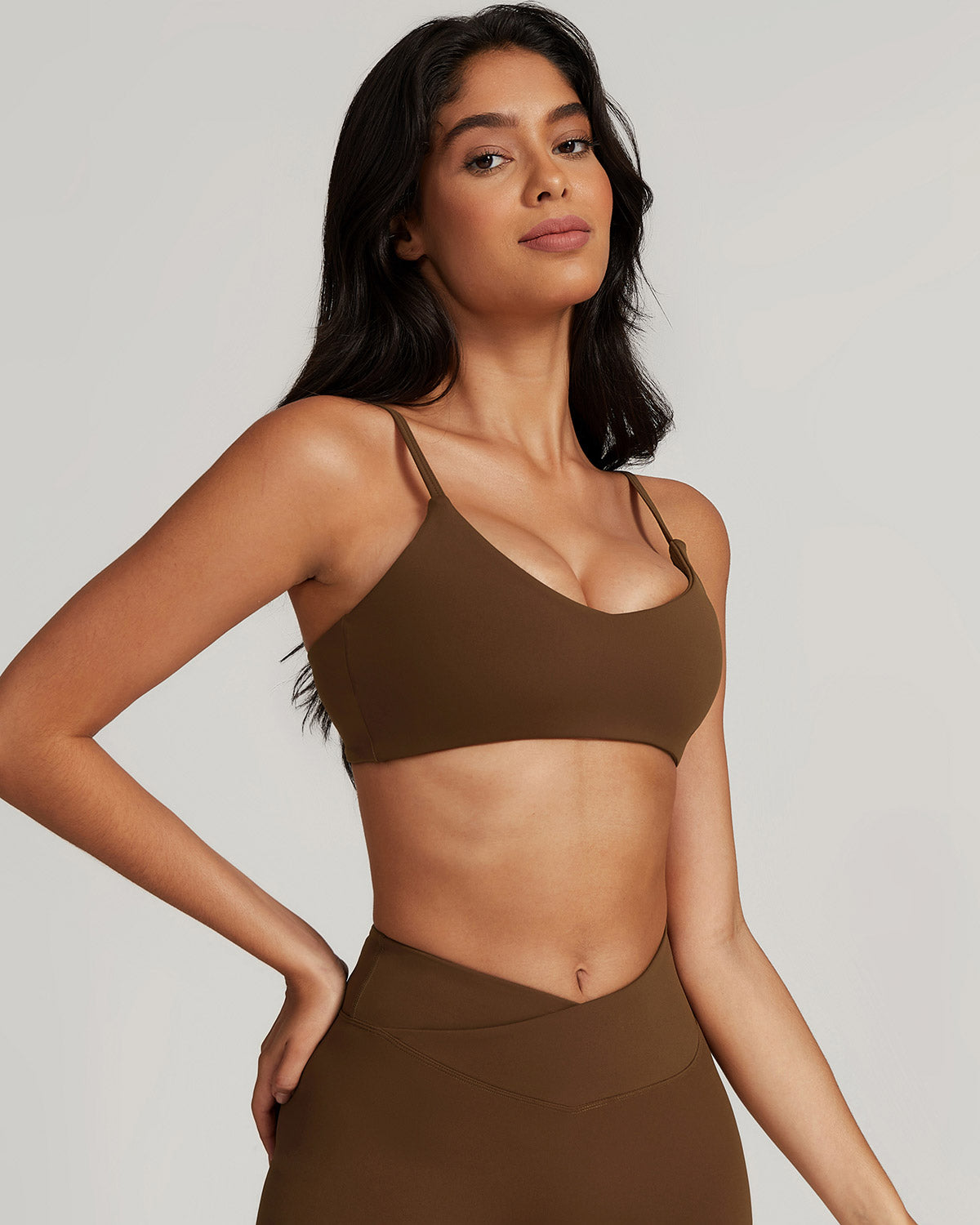 Eloisa Reggiseno Sportivo - Marrone