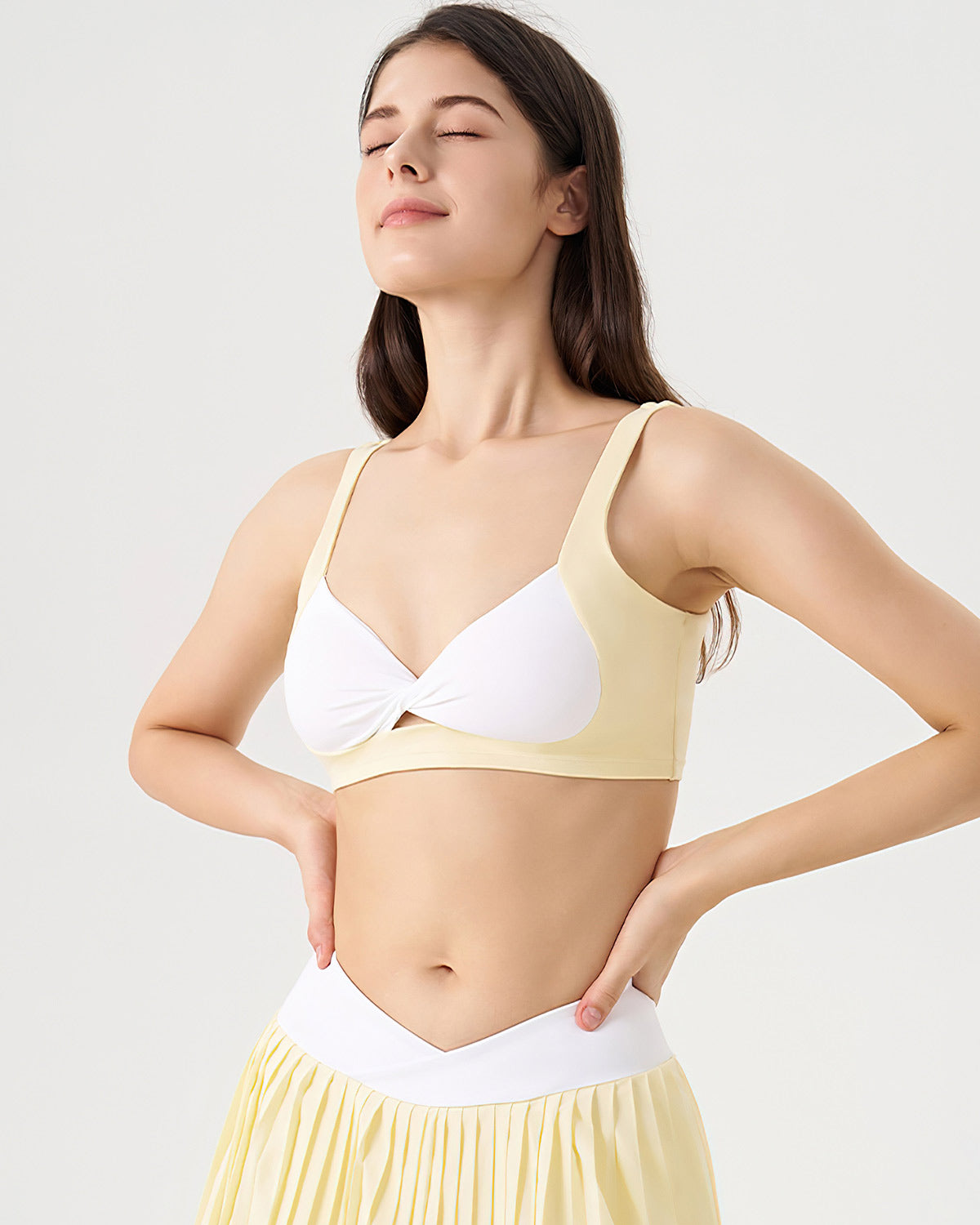 Amalia Reggiseno Sportivo - Giallo