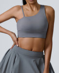 Teresa - Shoulder Sports Bra - Grey