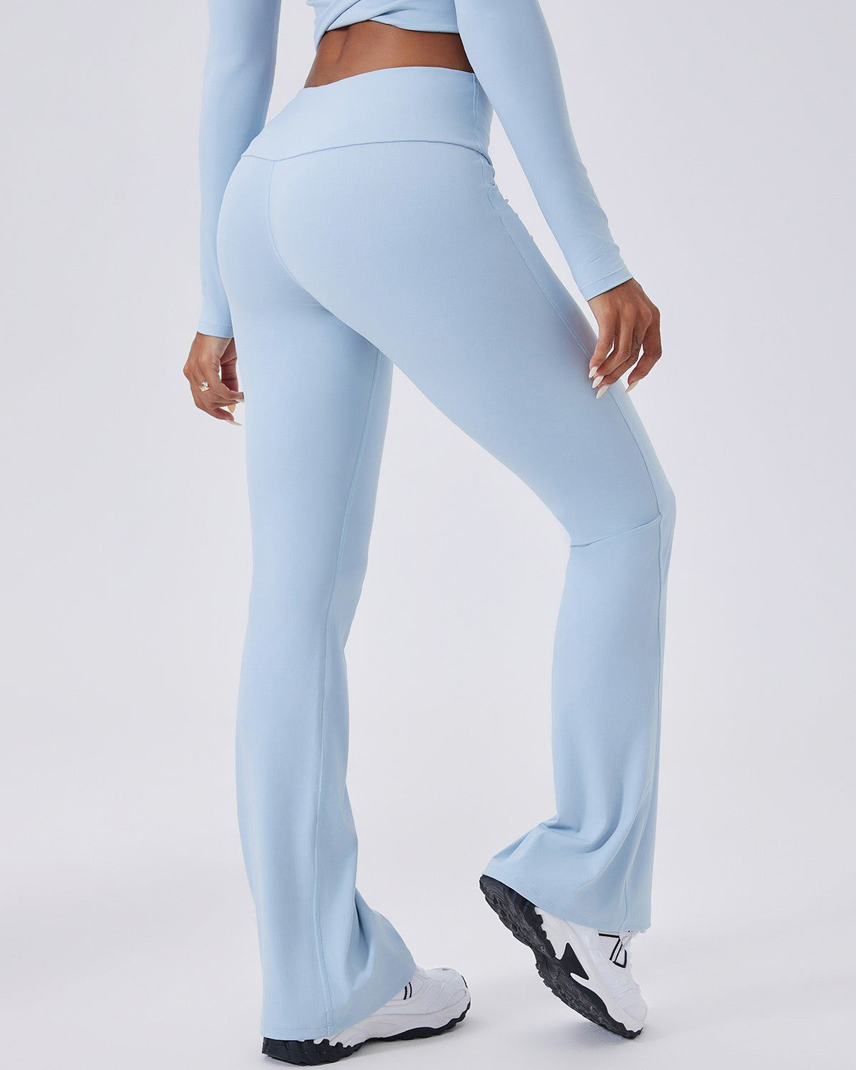 Giovanna Leggings Svasati - Blu