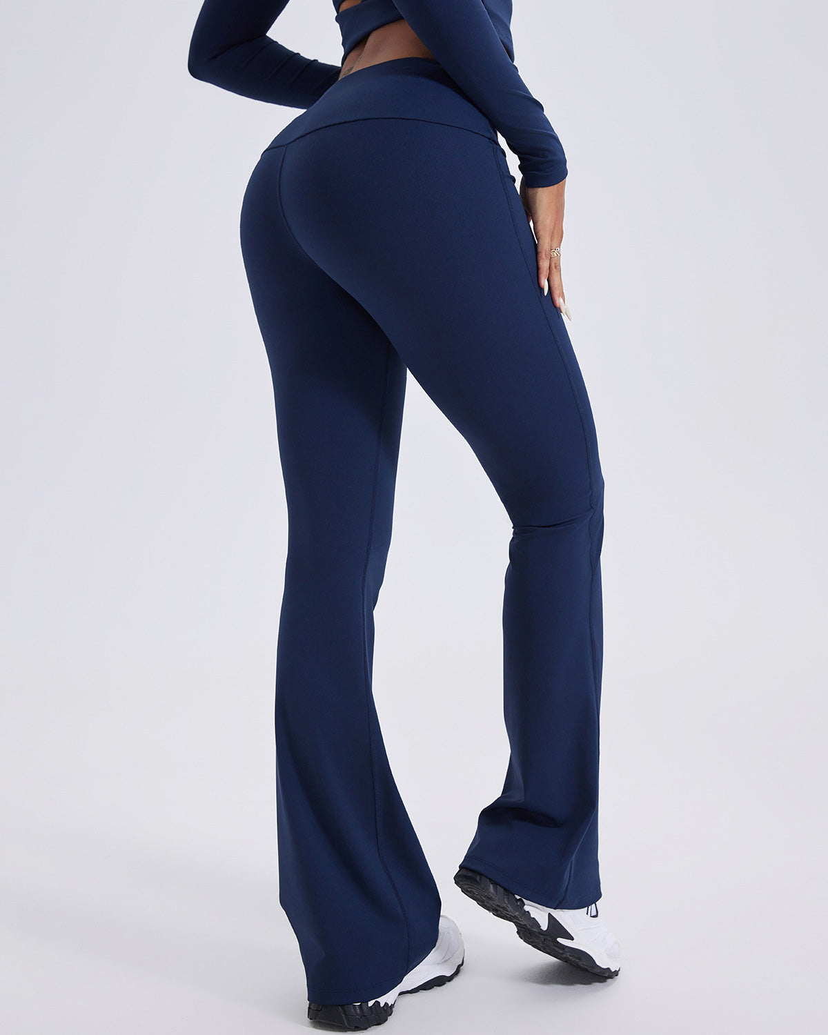 Giovanna Leggings Svasati - Blu Navy