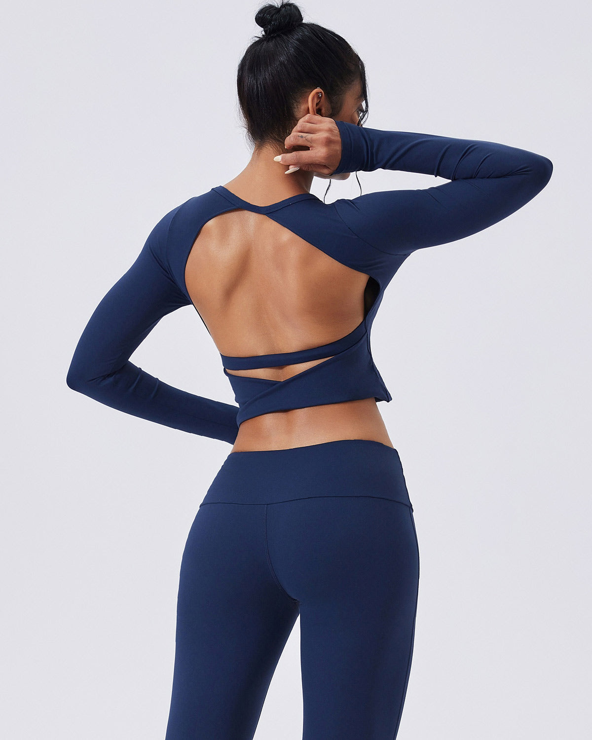 Giovanna Maglia Manica Lunga - Blu Navy