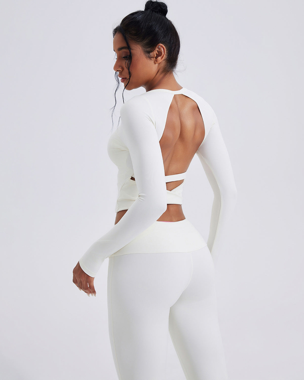Giovanna Maglia Manica Lunga - Bianco