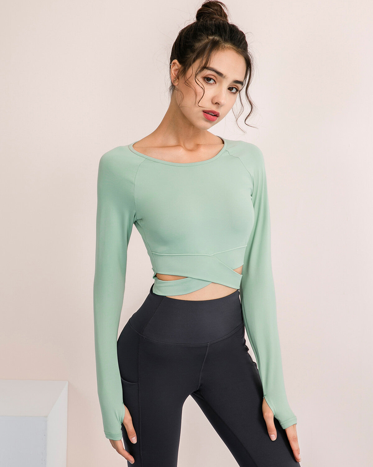 Erica Maglia Manica Lunga - Verde