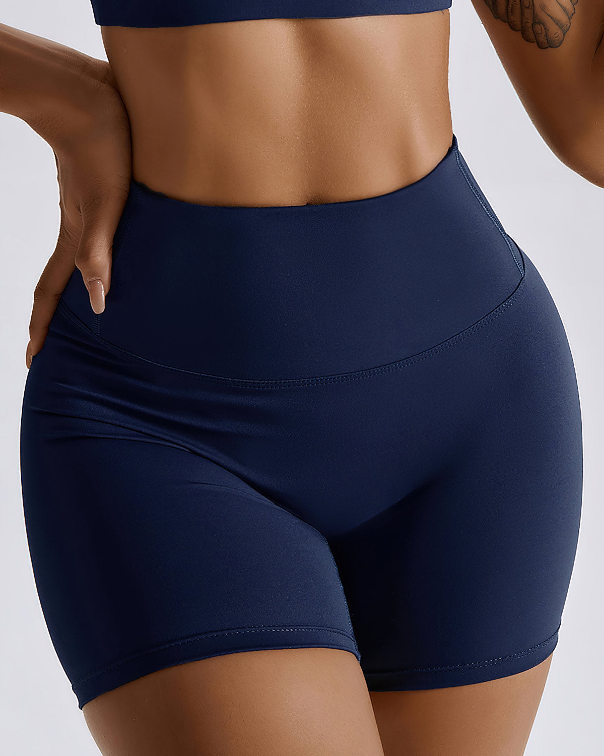 Monica Pantaloncini Seamless - Blu Navy