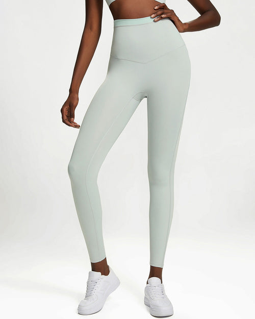 Adriana Leggings Seamless - Foggy Green