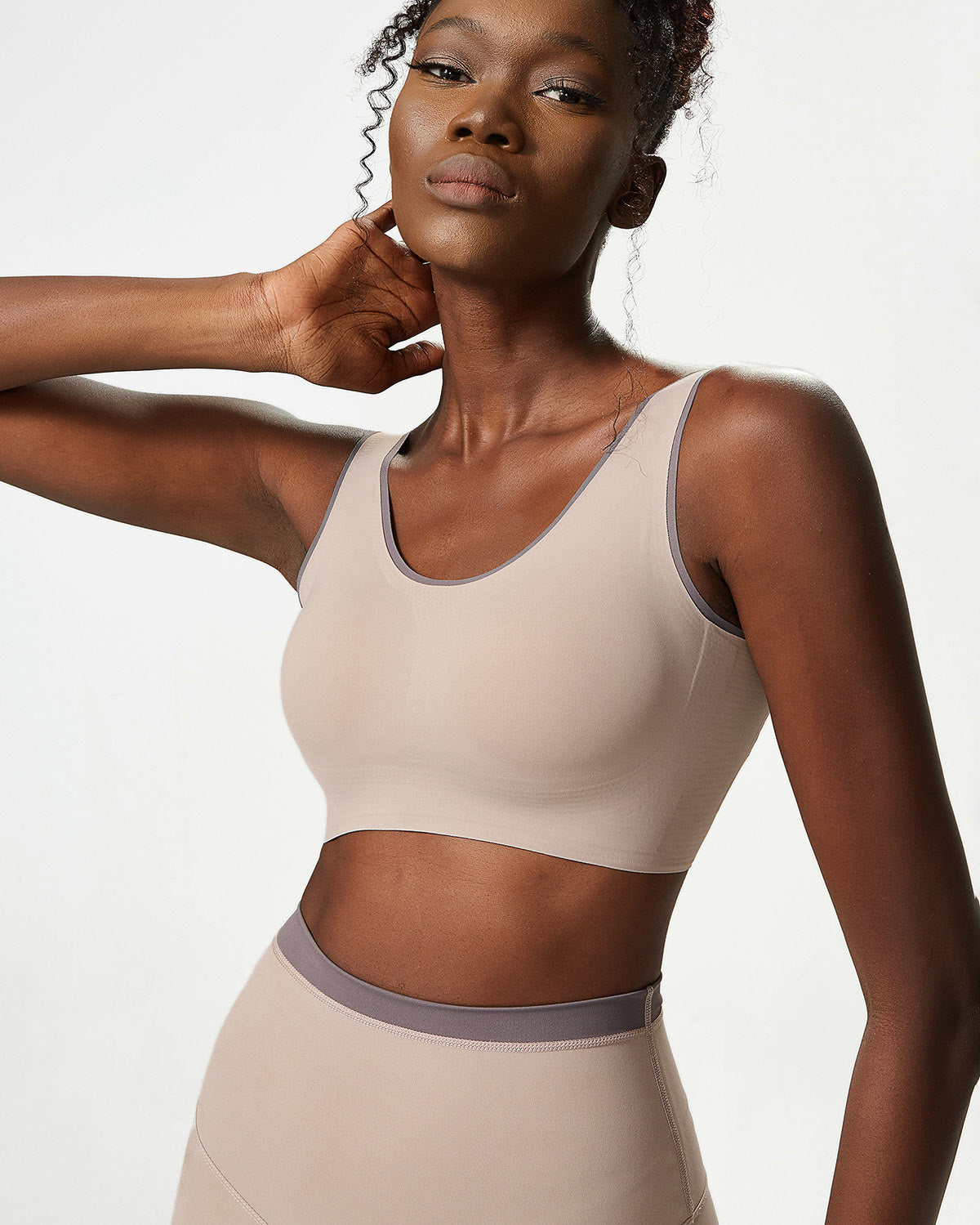 Adriana Reggiseno Sportivo - Dusty Taupe