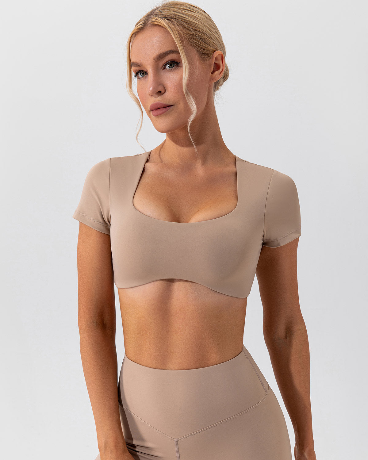 Diamante Top Corto - Moka