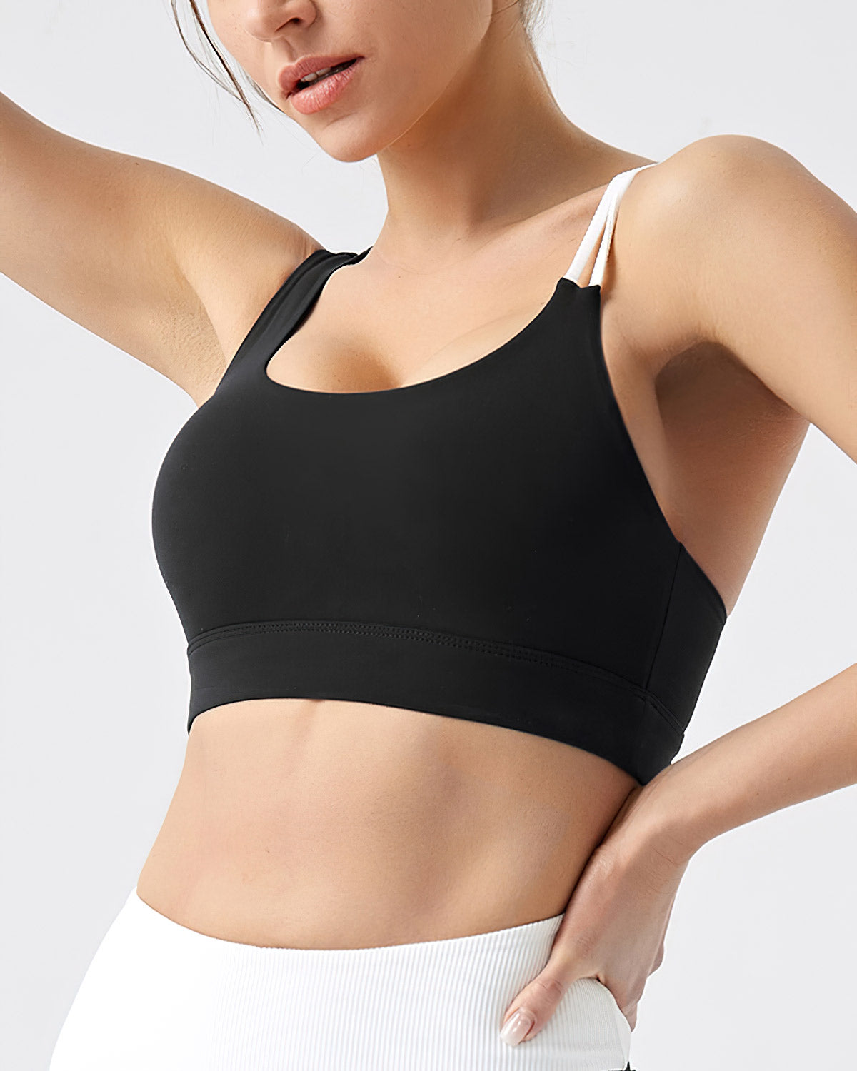 Mirella Reggiseno Sportivo - Black White