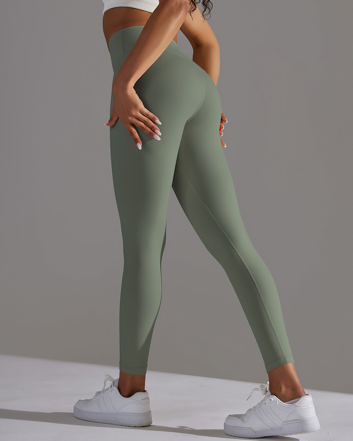 Palmira Leggings Seamless - Camo Green