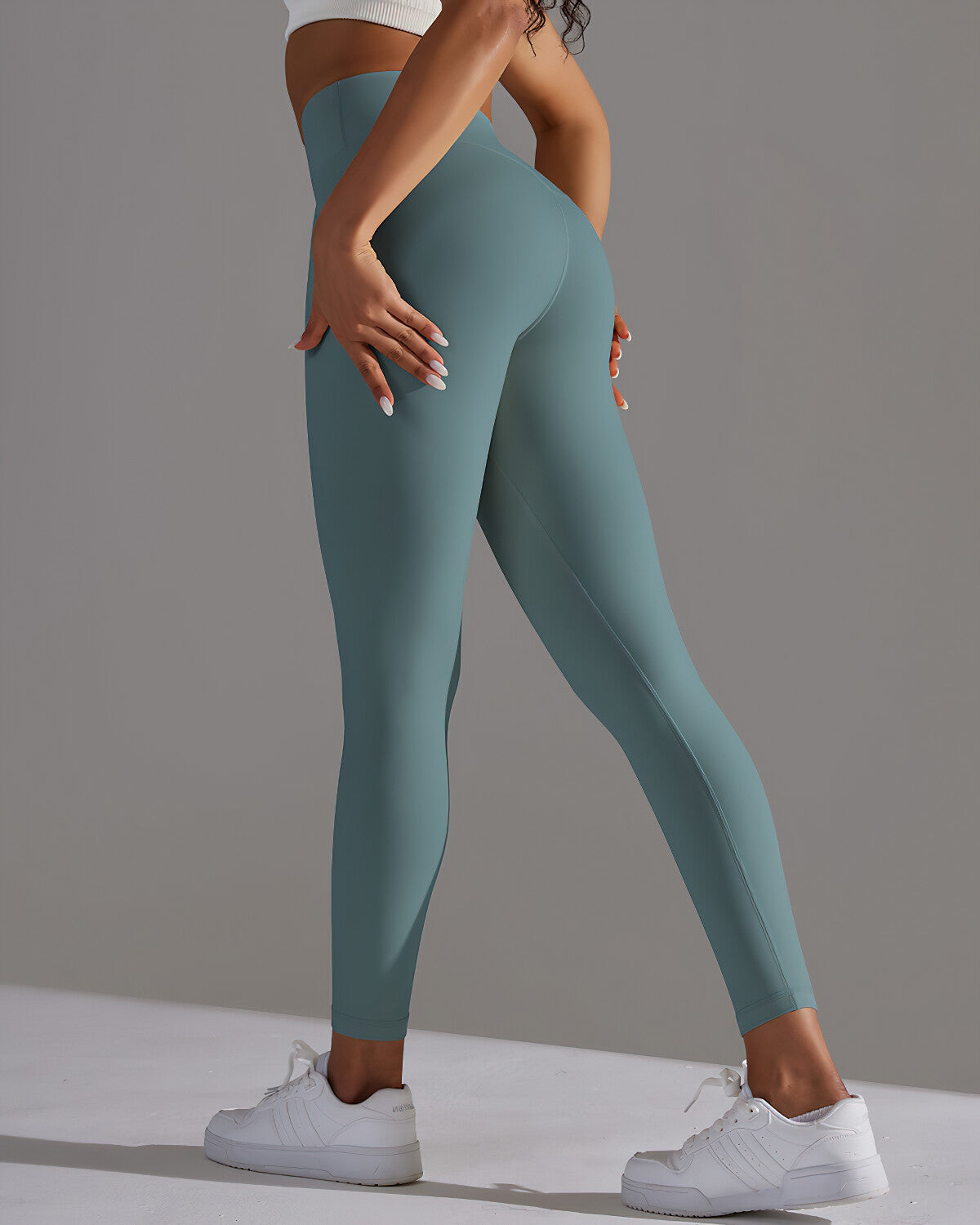 Palmira Leggings Seamless - Verde Acqua