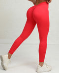 Xenia Leggings Scrunch - Rosso