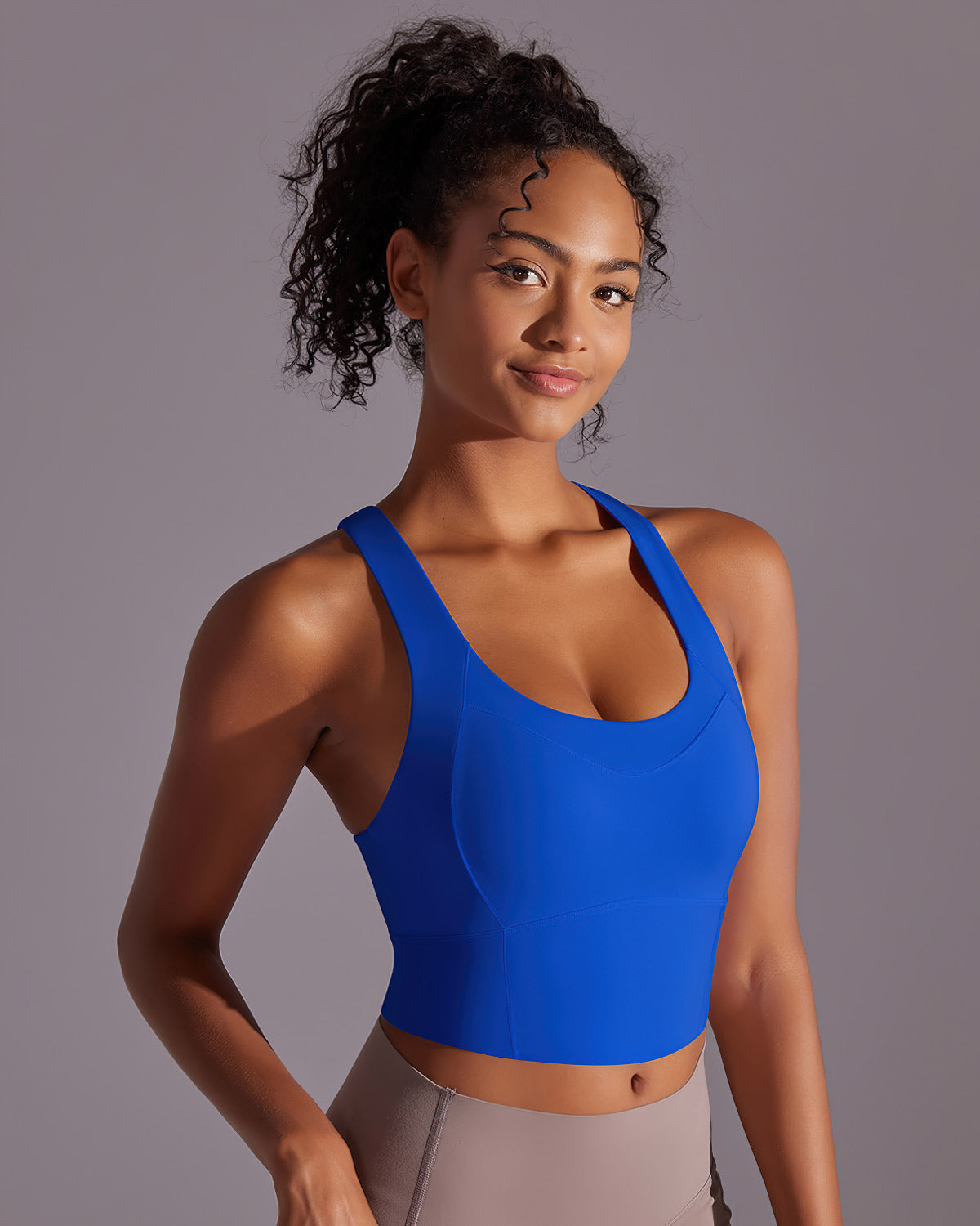 Colomba Top Corto - Blu