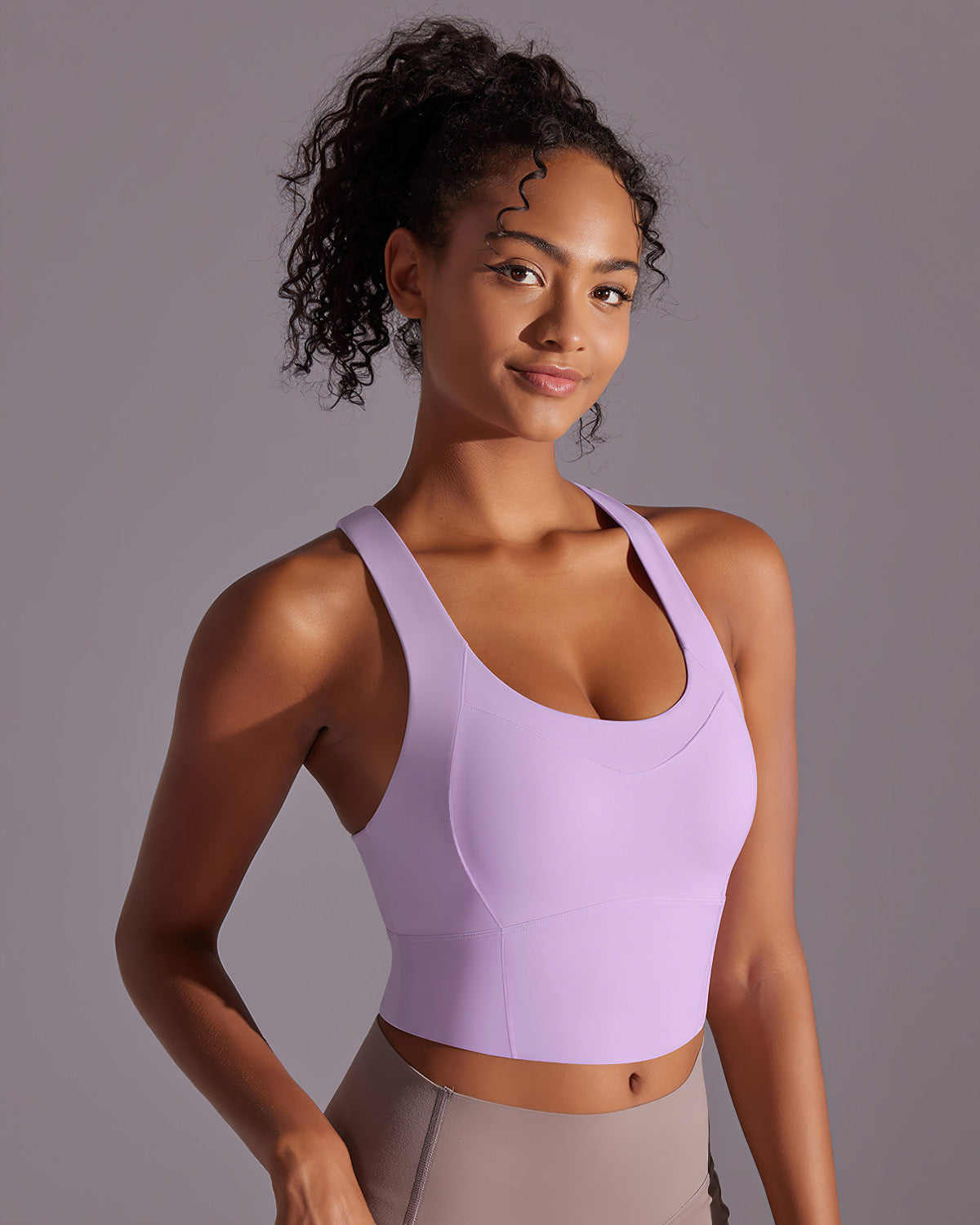 Colomba Top Corto - Viola