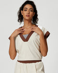 Lucia Top Corto - Beige