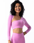 Alicia Maglia Manica Lunga - Rosa