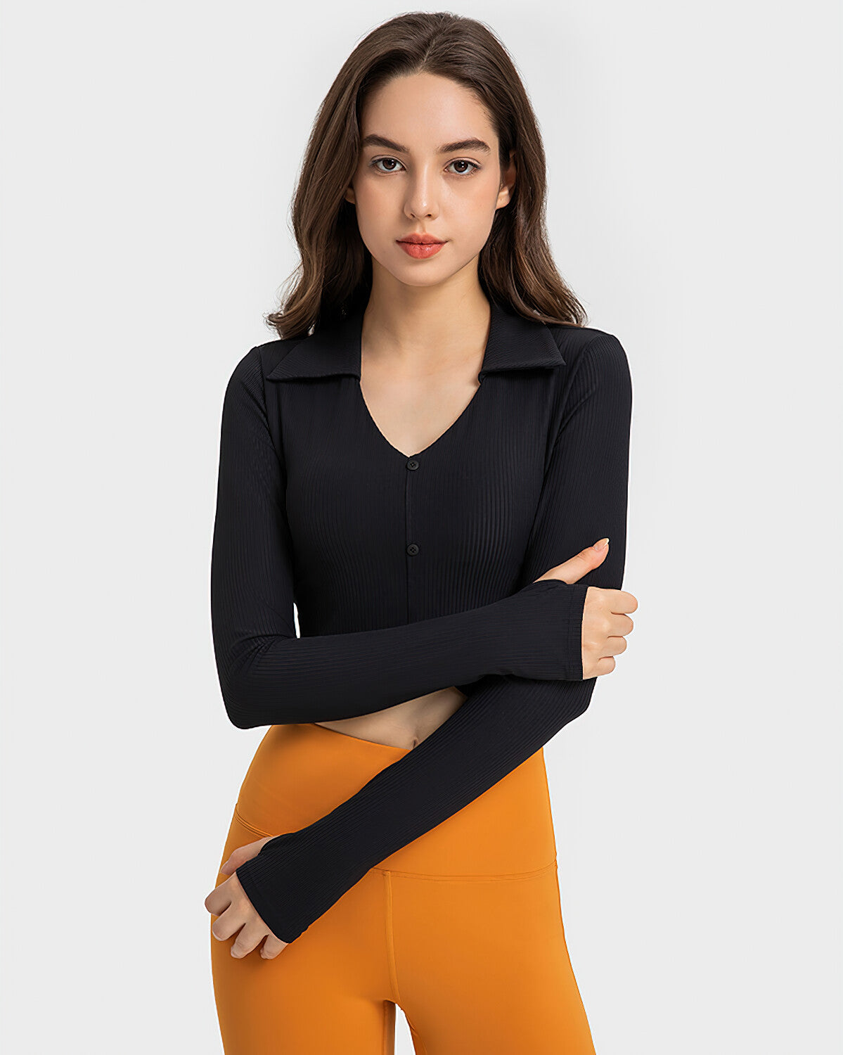 Nina Maglia Manica Lunga - Nero