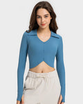 Nina Maglia Manica Lunga - Blu