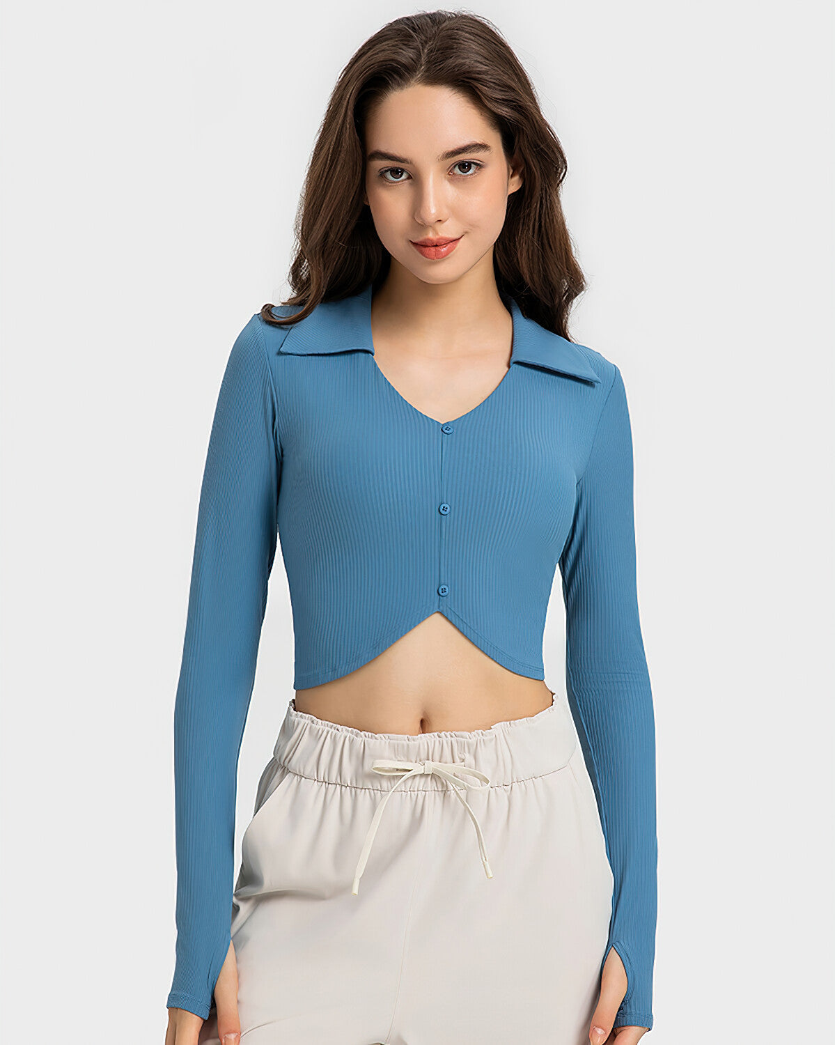 Nina Maglia Manica Lunga - Blu