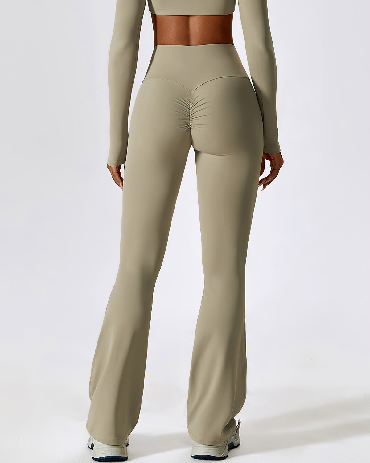 Rossella Leggings Svasati - Kaki