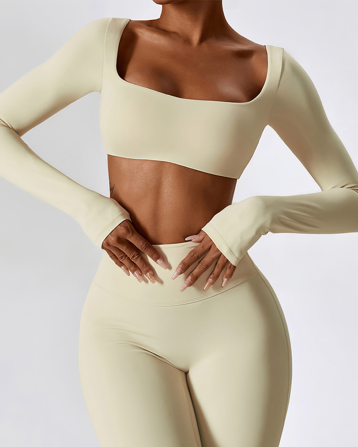 Rossella Maglia Manica Lunga - Beige