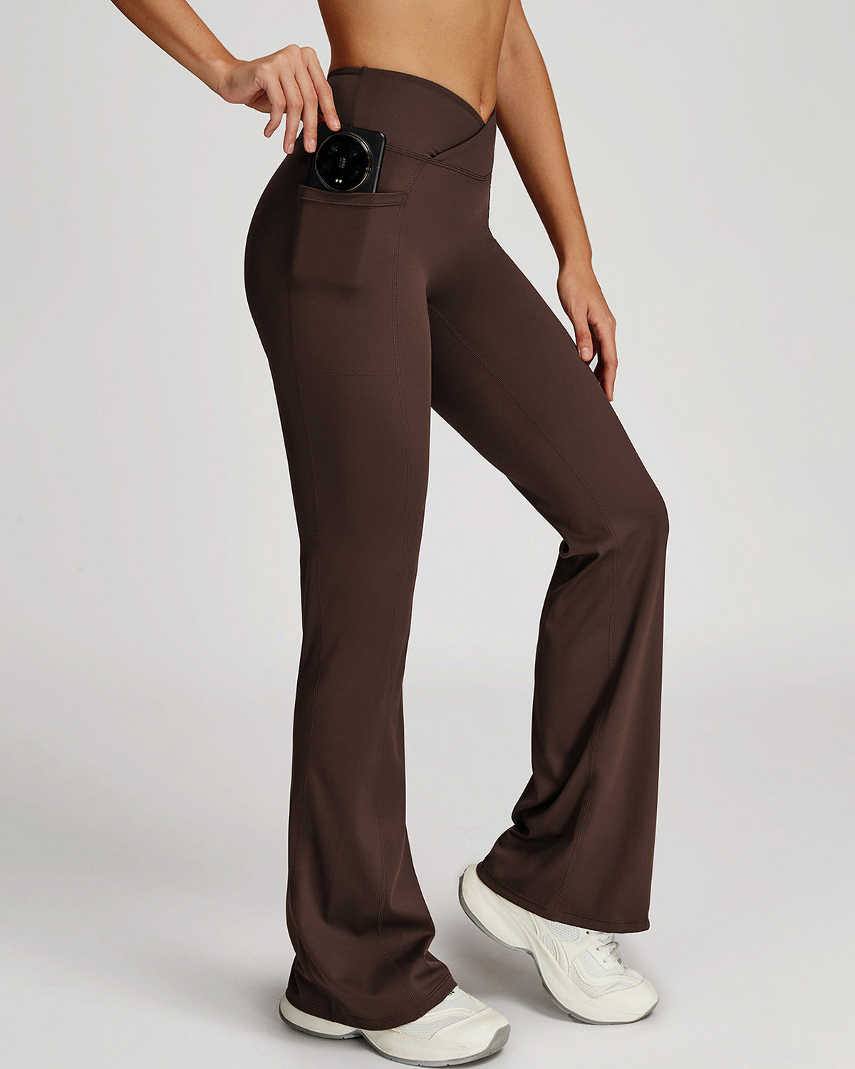 Eleonora Leggings Svasati - Marrone