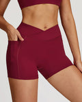 Eleonora Pantaloncini Seamless - Rosso