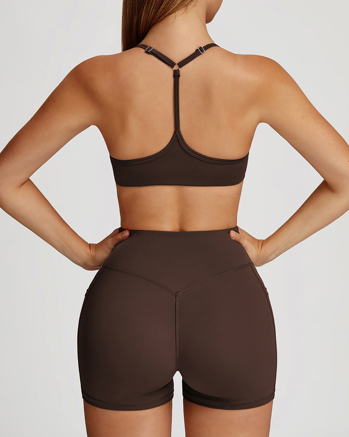 Eleonora Reggiseno Sportivo - Marrone