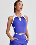 Lorenza Top Corto - Blu