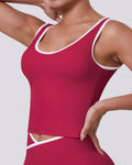 Elena Top Corto - Rosso