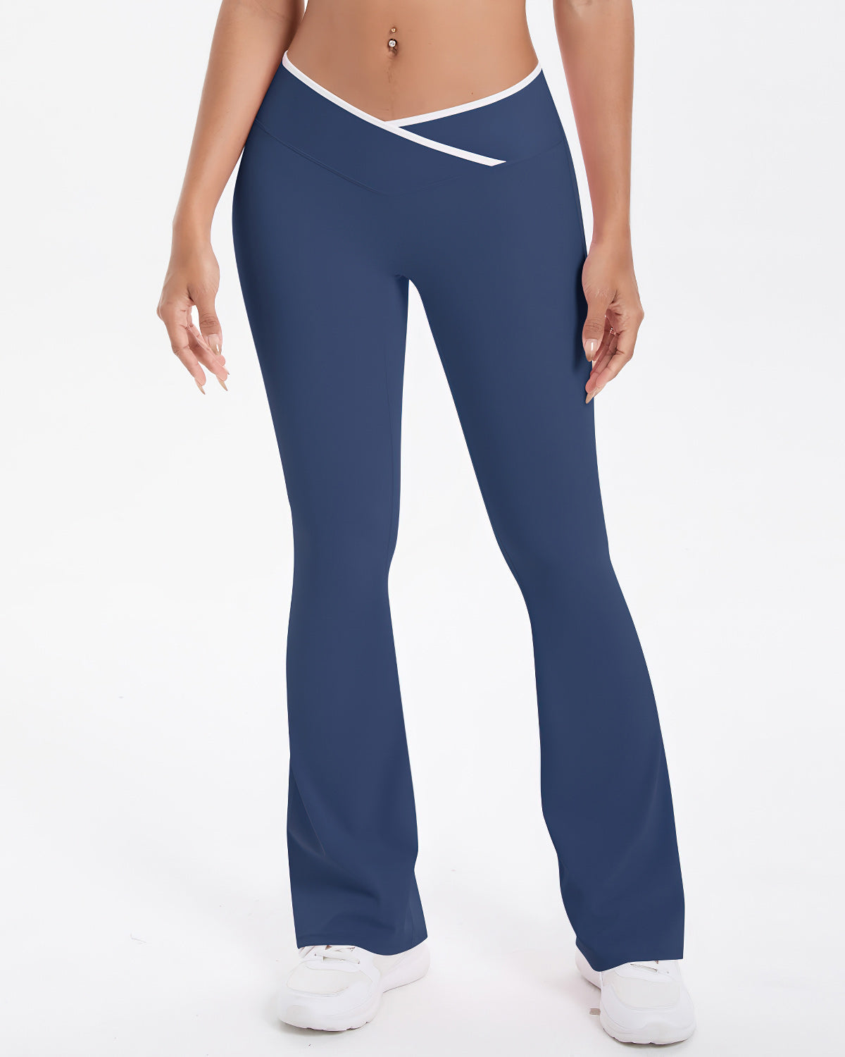 Elena Leggings Svasati - Blu Navy