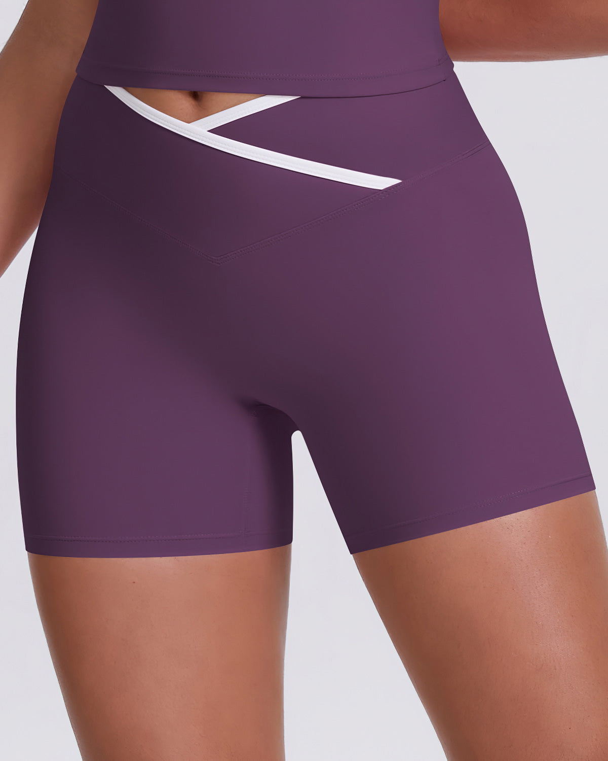 Elena Pantaloncini Seamless - Prugna