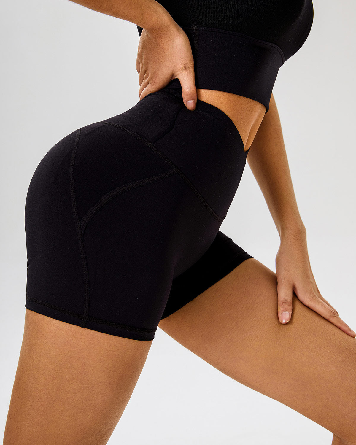 Gemma Pantaloncini Seamless - Nero