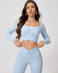 Vittoria Maglia Manica Lunga - Azzurro