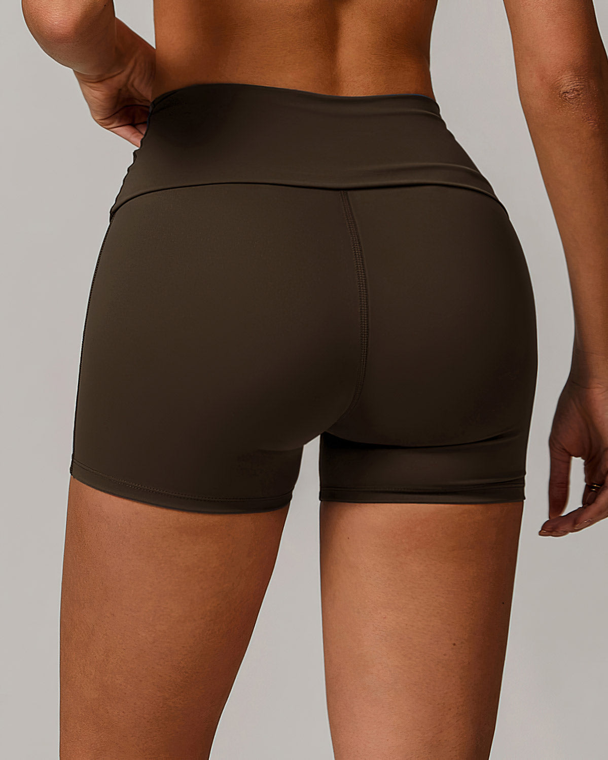 Rossana Pantaloncini Seamless - Marrone