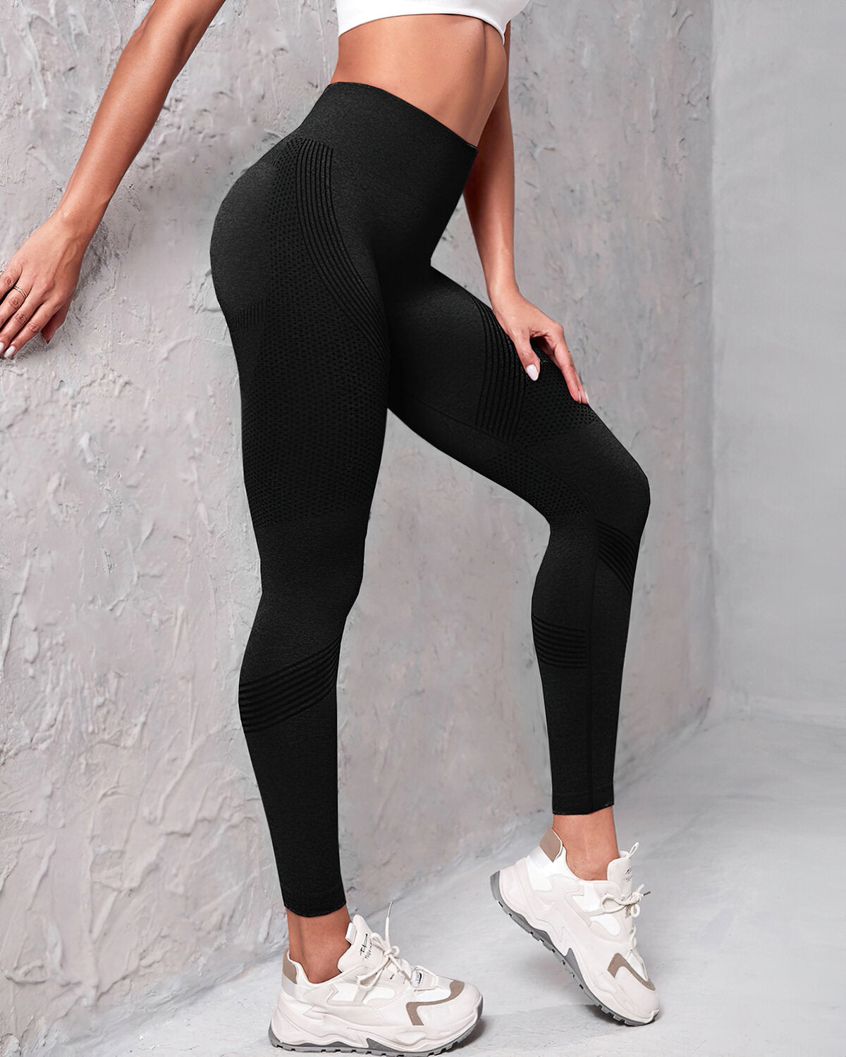 Maura Leggings Seamless - Nero