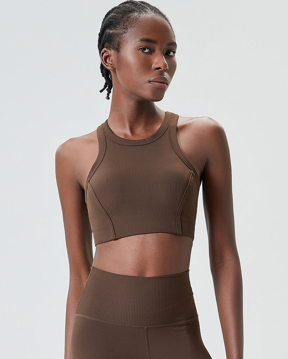 Lavinia Reggiseno Sportivo - Marrone