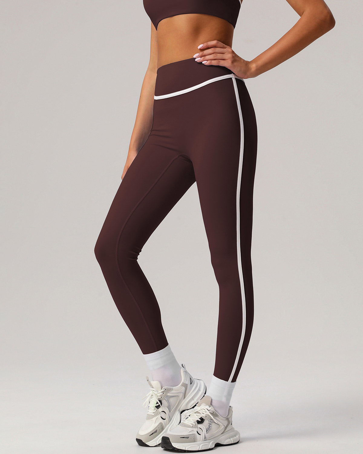 Gabriella Leggings Seamless - Marrone
