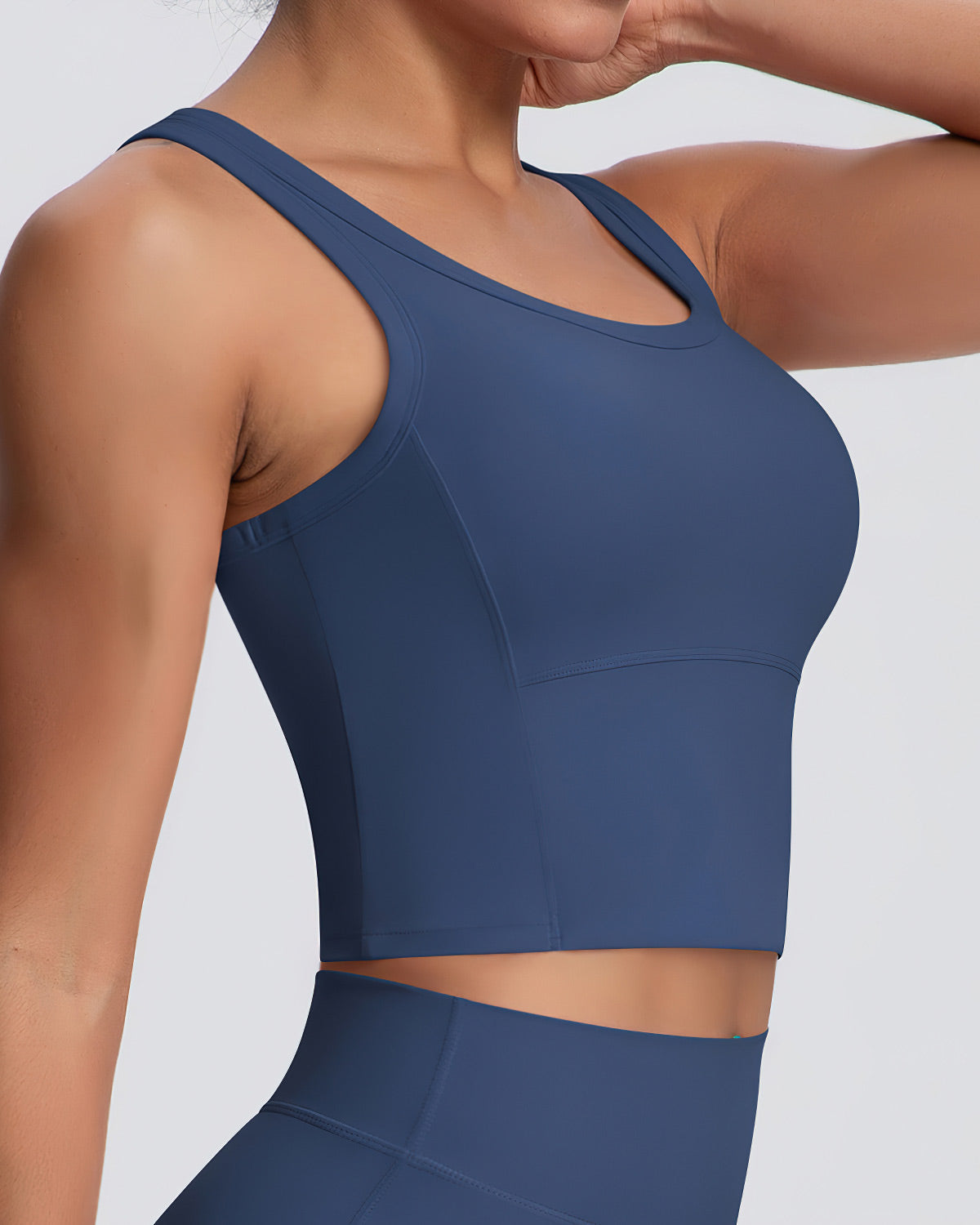 Donatella Top Corto - Blu Navy
