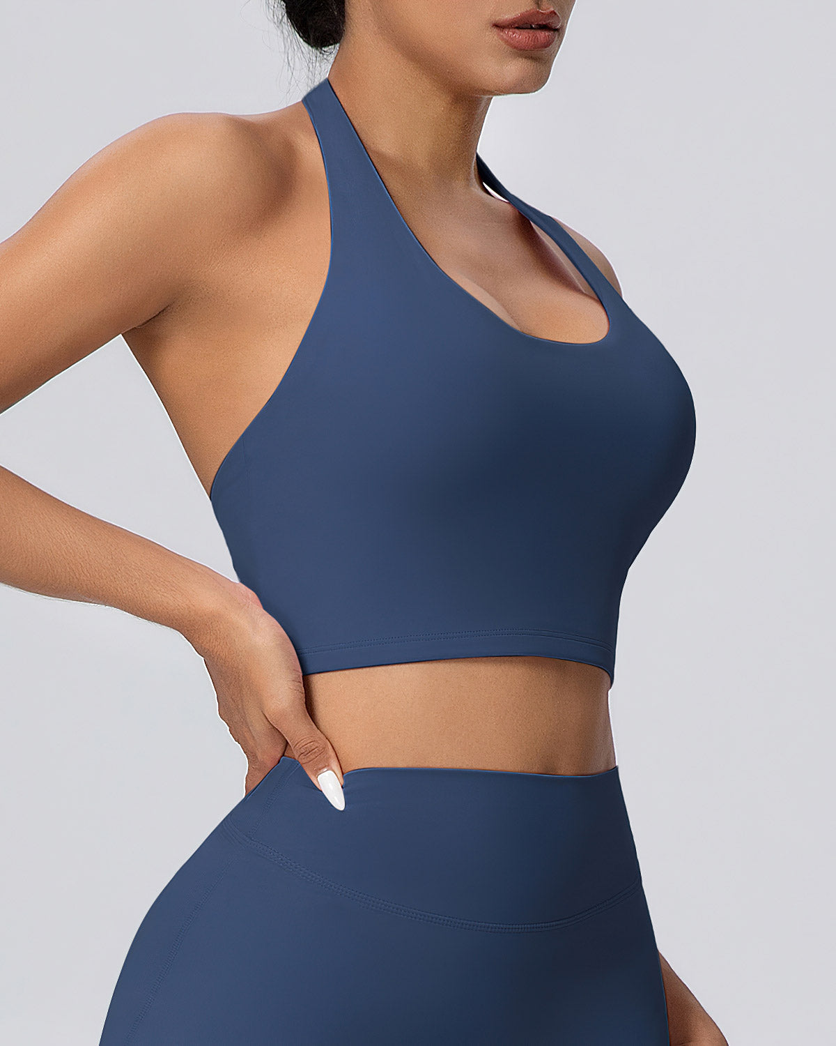 Donatella Top Fitness - Blu Navy