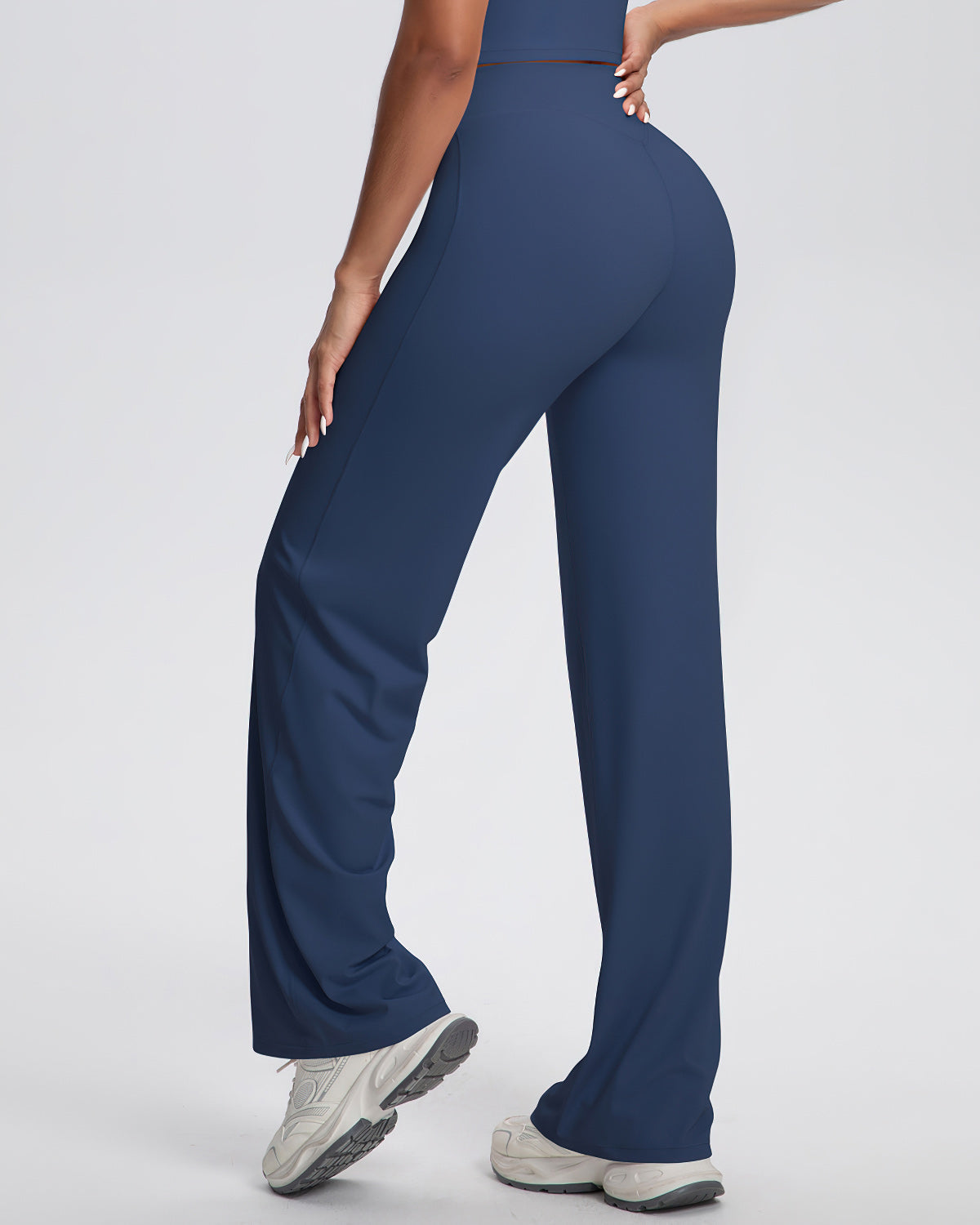 Donatella Leggings Svasati - Blu Navy