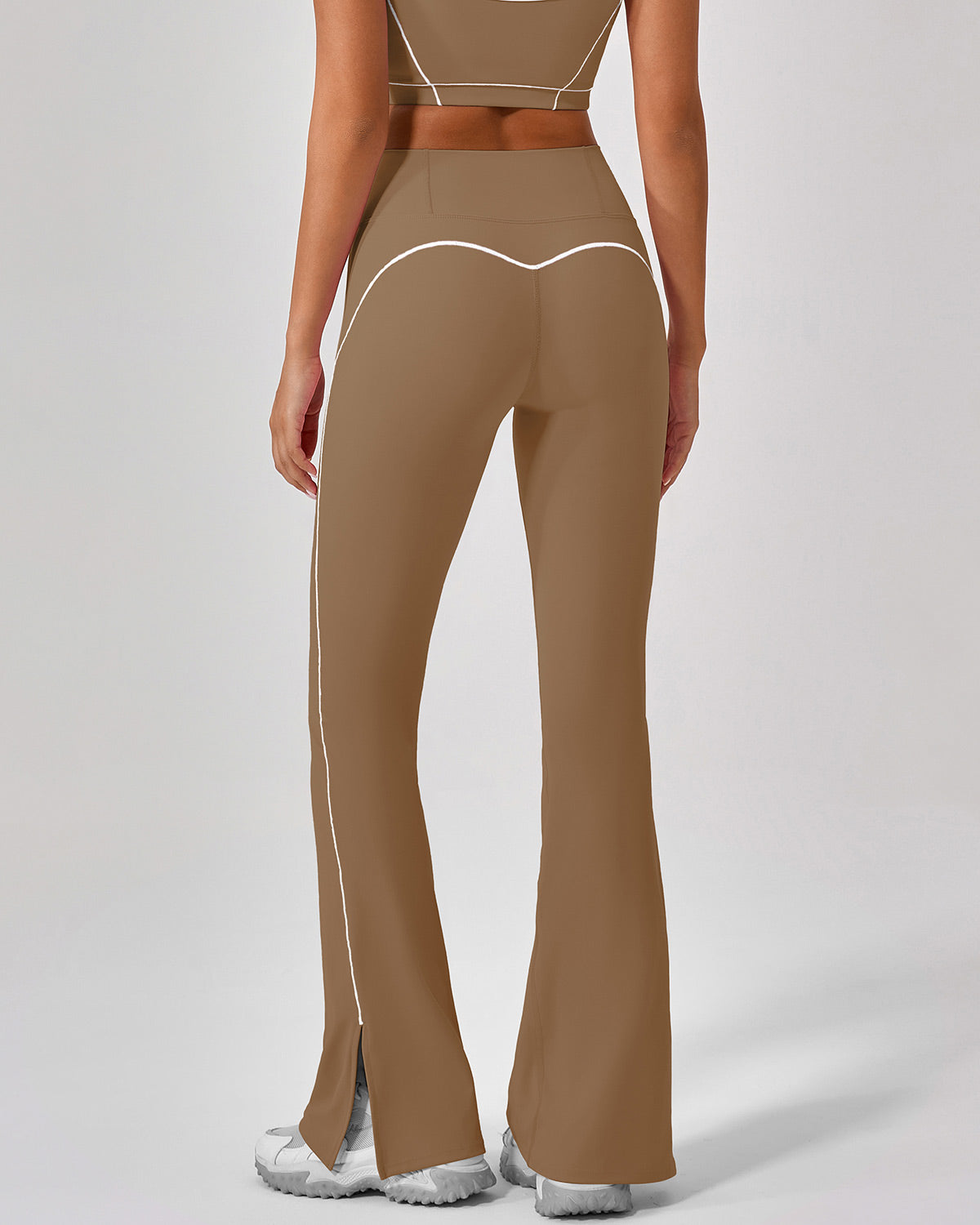 Alida Leggings Svasati - Marrone