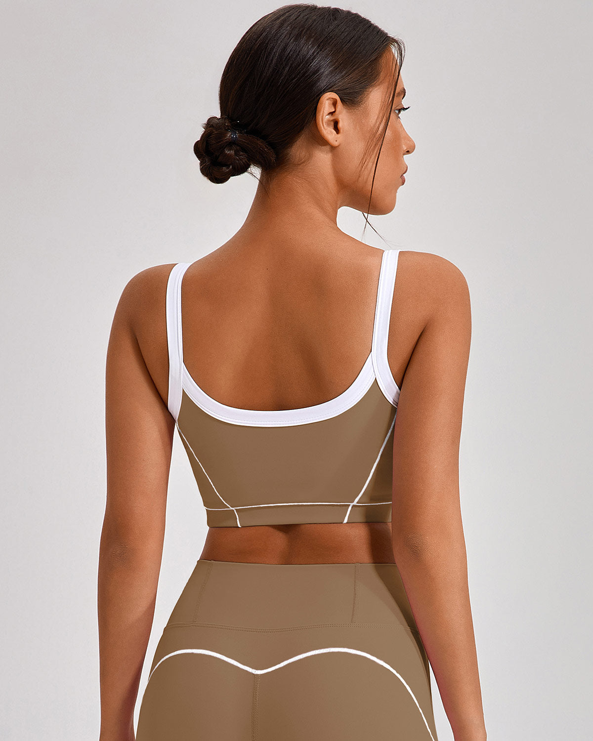 Alida Reggiseno Sportivo - Marrone