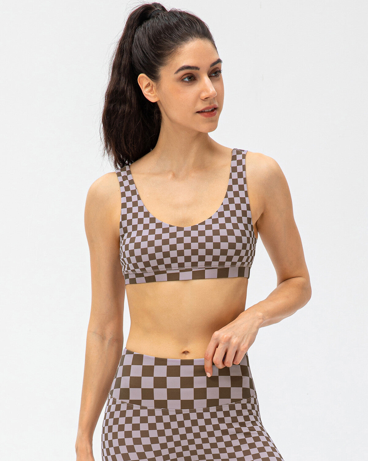 Dafne Reggiseno Sportivo - Marrone