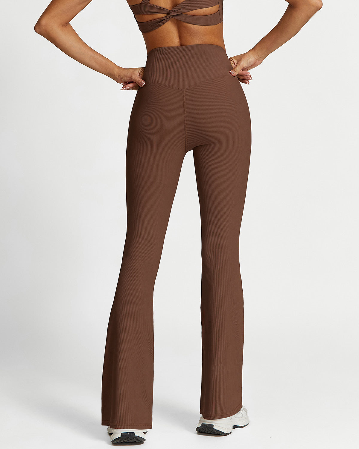 Raffaella Leggings Svasati - Marrone