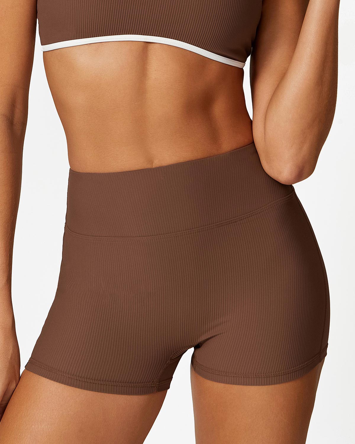 Raffaella Pantaloncini Seamless - Marrone