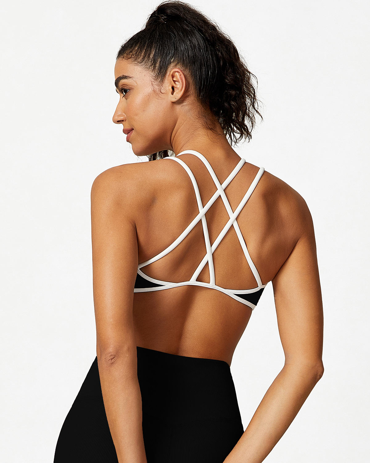 Raffaella Reggiseno Sportivo - Nero